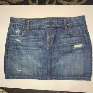 Loft Denim Mini Skirt Size 10